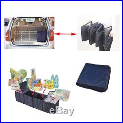 Large 4 In 1 Foldable Folding Car Boot Bag Storage Box Tidy Travel Organiser