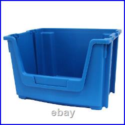 Large 50L Heavy Duty Stacking Pick Bin Open Front Container. STACK & NEST Box