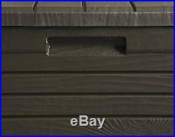 Large 550L Outdoor Garden Storage Box Sit On Bench Cushion Box Water Resistant