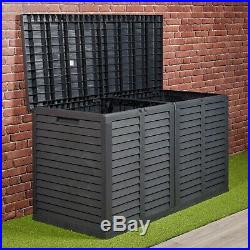Large 750L Garden Storage Outdoor Box Plastic Utility Chest Unit Box Waterproof