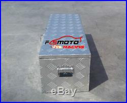 Large Aluminum Tool Box Chequer Plate Site Trailer Chest Van Truck Lorry Storage