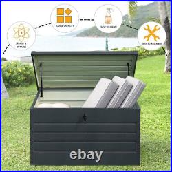 Large Capacity Outdoor Garden Storage Chest Cushion Box Waterproof Chest Shed