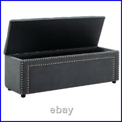 Large Chesterfield Storage Footstool Bedroom Window Seat Ottoman Box Bench Chair
