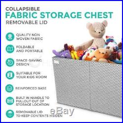 Large Collapsible Jumbo Storage Box Folding Storage Chest Kids Room Tidy Toy Box