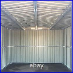 Large Garden Shed 10x8, 8x8, 6x8, 4x8, 4x6 FT Metal Storage Tool Box Container
