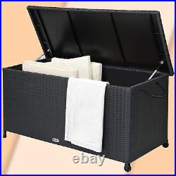 Large Garden Storage Box Waterproof Removable Inner Lining Outdoor Chest