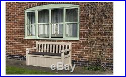 Large Keter Eden Garden Storage Bench, Chair, Seat Unit, Outdoor Patio Box, New