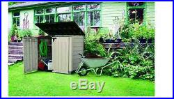 Large Keter Garden Storage Cupboard Box Store It Out Max Plastic Shed Cabinet