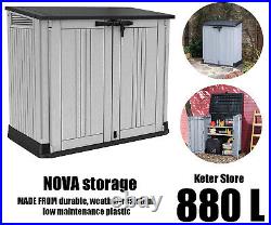Large Keter Store NOVA Garden Lockable Storage Box XL Shed Outside Bike Bin Tool