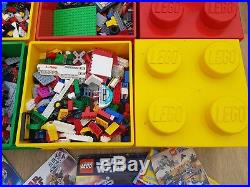 Large Lego collection in brick storage boxes big job lot