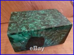 Large Malachite Jewellery Box / Trinket Box / Storage Box