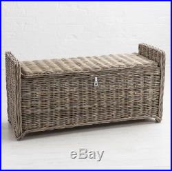 Large Ottoman Storage Seat Bench Hallway Bedroom Country Foot Stool Pouffe Box