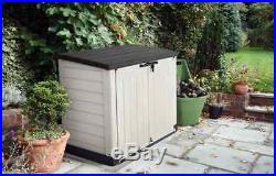 Large Outdoor Storage Box Versatile Waterproof Shed Bin Patio Furniture Winter