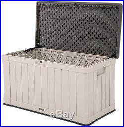 Large Outdoor Storage Deck Box Garden Tools Mini Shed Patio Pool Bench Seat