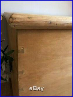 Large Oversized Deep Blanket Box Antique Old Pine Storage Chest Linen Toy Trunk
