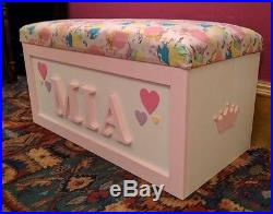 Large Personalised Handmade Children's Wooden Toy/storage Box