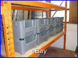 Large Plastic Van Shelving Storage Bins Boxes stackable space bin X20