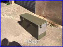 Large Set of Heavy Duty Aluminium Armoured Vehicle Storage Box C/W Fixings etc