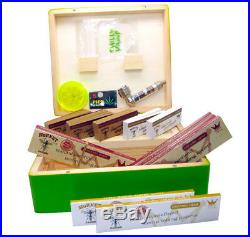 Large Smokers Stash Rolling Gift Set Storage Box Hornet Papers Tips Grinder Pipe