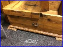 Large Solid Wooden Pine Chest Storage Box Toy Box Blanket Box CoffeeTable