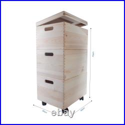 Large Stackable Wooden Boxes With Lid Handles Wheels