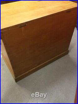 Large Stipped Pine Storage Chest / Blanket Box Sn-811a