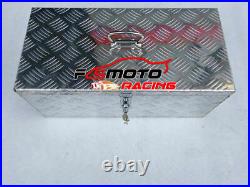 Large Storage Aluminum Tool Box Chequer Plate Site Chest Van Truck Lorry Pick up