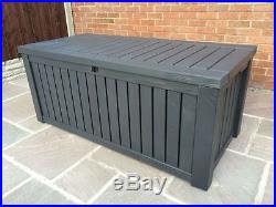 Large Storage Box Deck Bench Patio Organizer Modern Saving Space Lockable Home