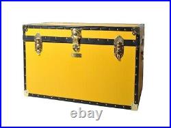 Large Storage Box, John Lewis 173L Traditional Storer Trunk, Yellow