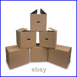 Large Storage Cardboard Box with Carry Handles Transport Packaging Single Wall