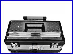 Large Tool Box On Wheels Stainless Steel DIY Rolling Heavy Duty Storage Cabinet