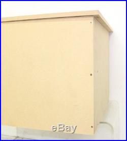 Large Unfinished MDF Shoe Storage Box Sealed Top Hand Made Quality 84x53x62cm