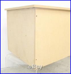 Large Unfinished MDF Shoe Storage Box Sealed Top Hand Made Quality 84x53x62cm