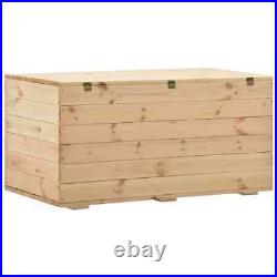 Large Wooden Chest Blanket Box Trunk Sheet Storage Treasure Toy Brown Unit Lid