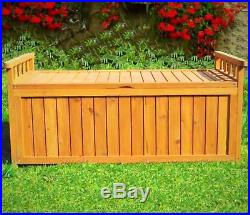 Large Wooden Garden Box Bench Storage Sturdy Unit Patio Furniture Workshop Tool