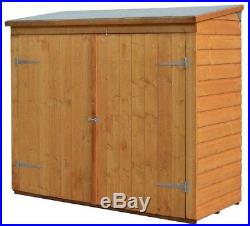 Large Wooden Outdoor Storage Box Bin Garden Shed Shelter 6ft X 3ft Shiplap Kit