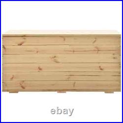Large Wooden Storage Box Chest Trunk Organizer with Lid Toys Blanket Box Chest