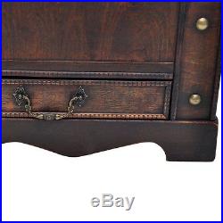 Large Wooden Treasure Chest Coffee Table With Storage Box Vintage Trunk Antique