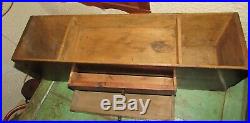 Large antique tool chest box with interior drawers tool box trunk storage