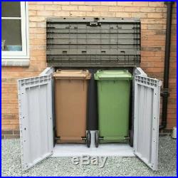 Large plastic garden storage box by WFX Utility Waterproof, lockable