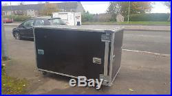 Large storage container on industrial castors, For tools, large equipment, sound