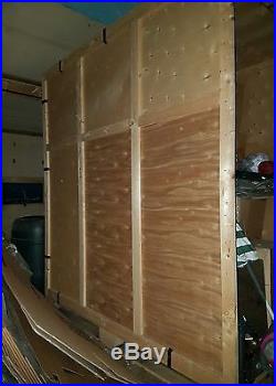 Large wooden containers x 6 flat pack