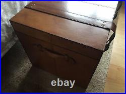 Leather Steamer Trunk- Life of Riley (Please Read Description) RRP £425