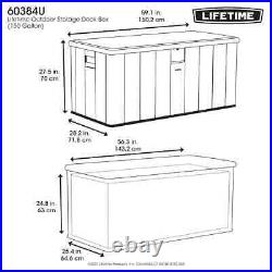 Lifetime Modern Outdoor Storage 568 Litre Deck Box Model 60384U
