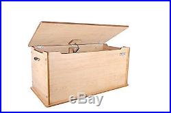 Little Helper 90 x 46 x 43.5 cm RoomTidy Toy Storage Box Large, Maple/Natural