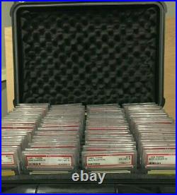 Lot Of 2 Large Ip65 Graded Card Storage Box Psa Bgs Slab Weather/waterproof Case