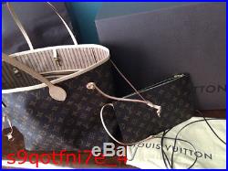 Louis Vuitton LV Neverfull MM, with clutch, storage bag, box & gift bag M40995