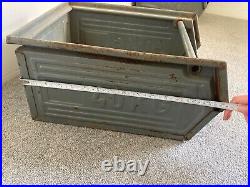 MARS industrial vintage metal storage crates stackable heavy duty boxes