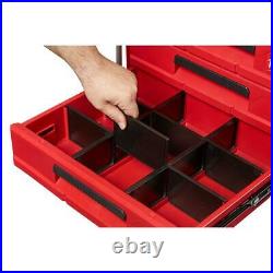 MILWAUKEE PACKOUT Tool Box Lockable Storage 3 Drawer 50 lbs Weight Capacity