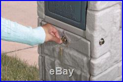 Mailbox Large Security Mail Box Post Safe Secure Locking Lockable Lock Storage